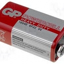 Bateria GP 6F22 9V  ( Zwykła )