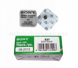 Bateria do mikrosłuchawki SONY 337 / sr416sw